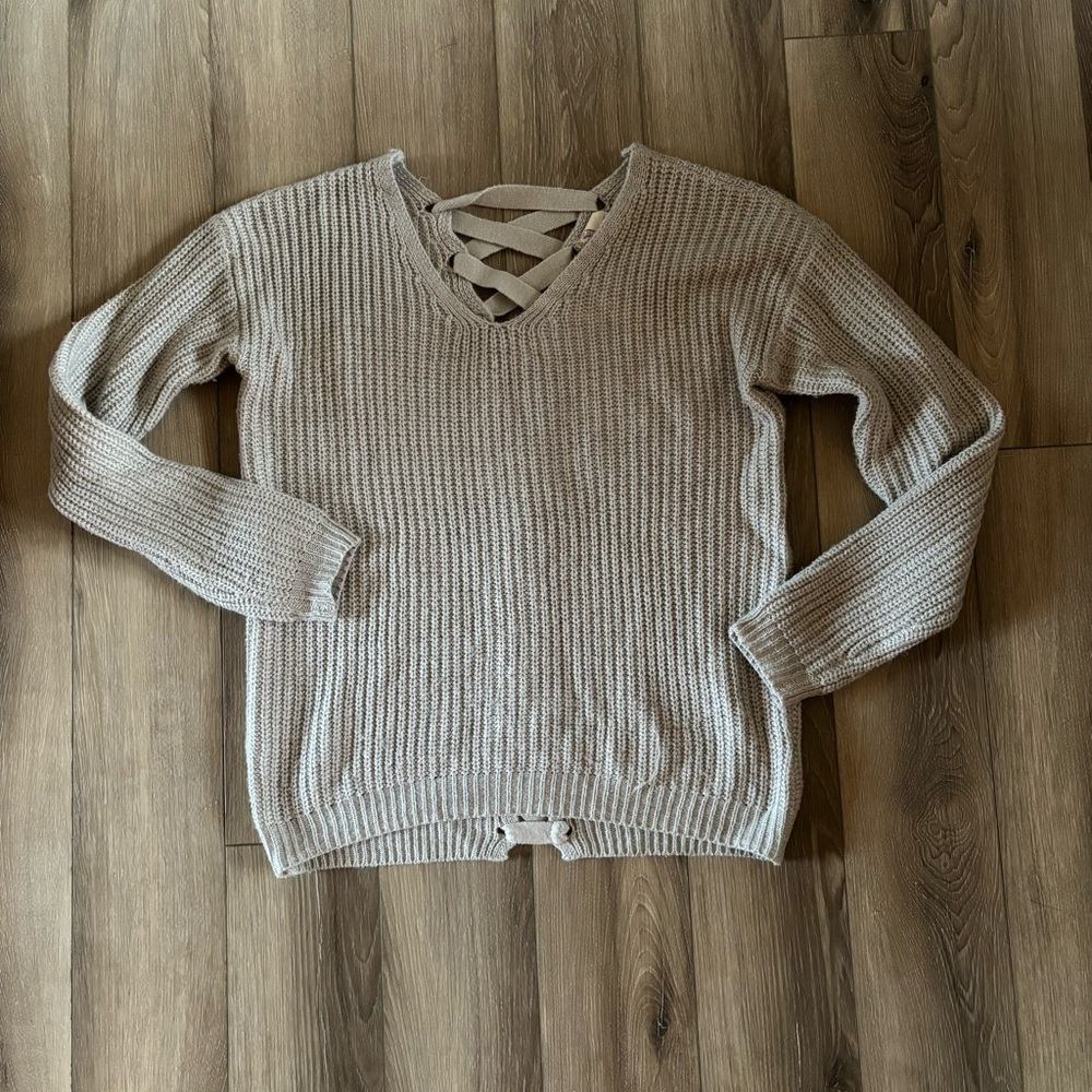 Oatmeal colored sweater